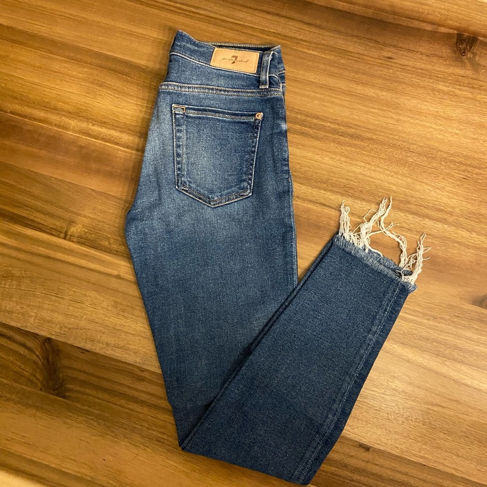 7 for all mankind Luxe vintage ankle jeans